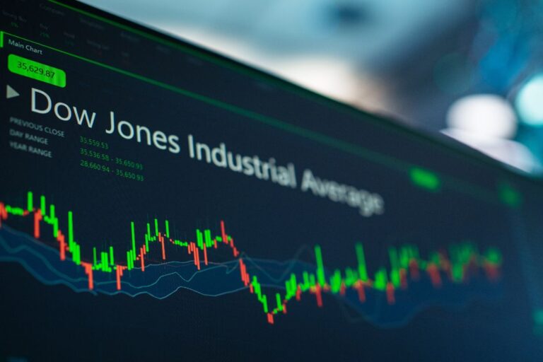 Image of Dow Jones Stock market trends
