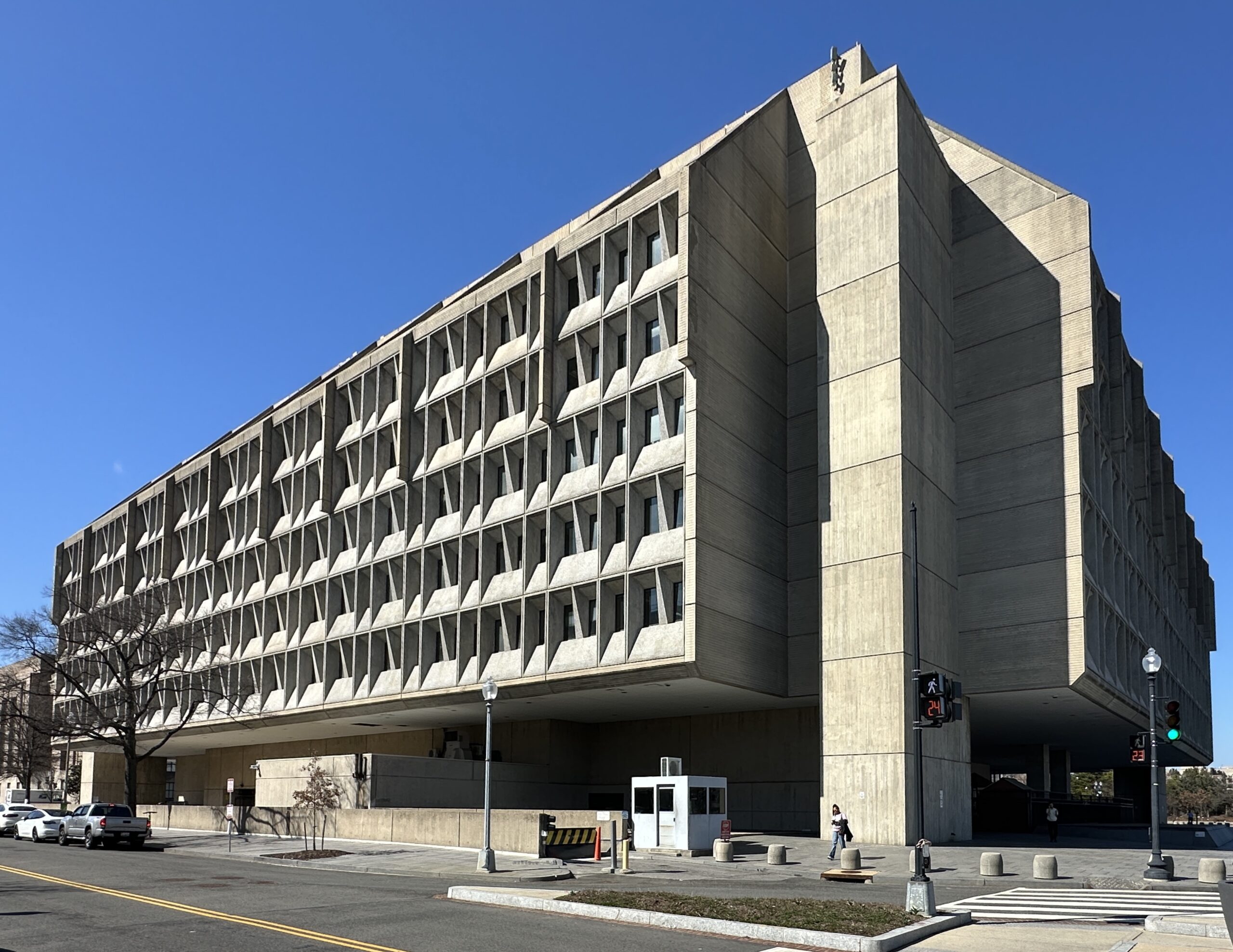 The Hubert H. Humphrey Building, headquarters of the U.S. Department of Health and Human Services, in Washington, D.C.