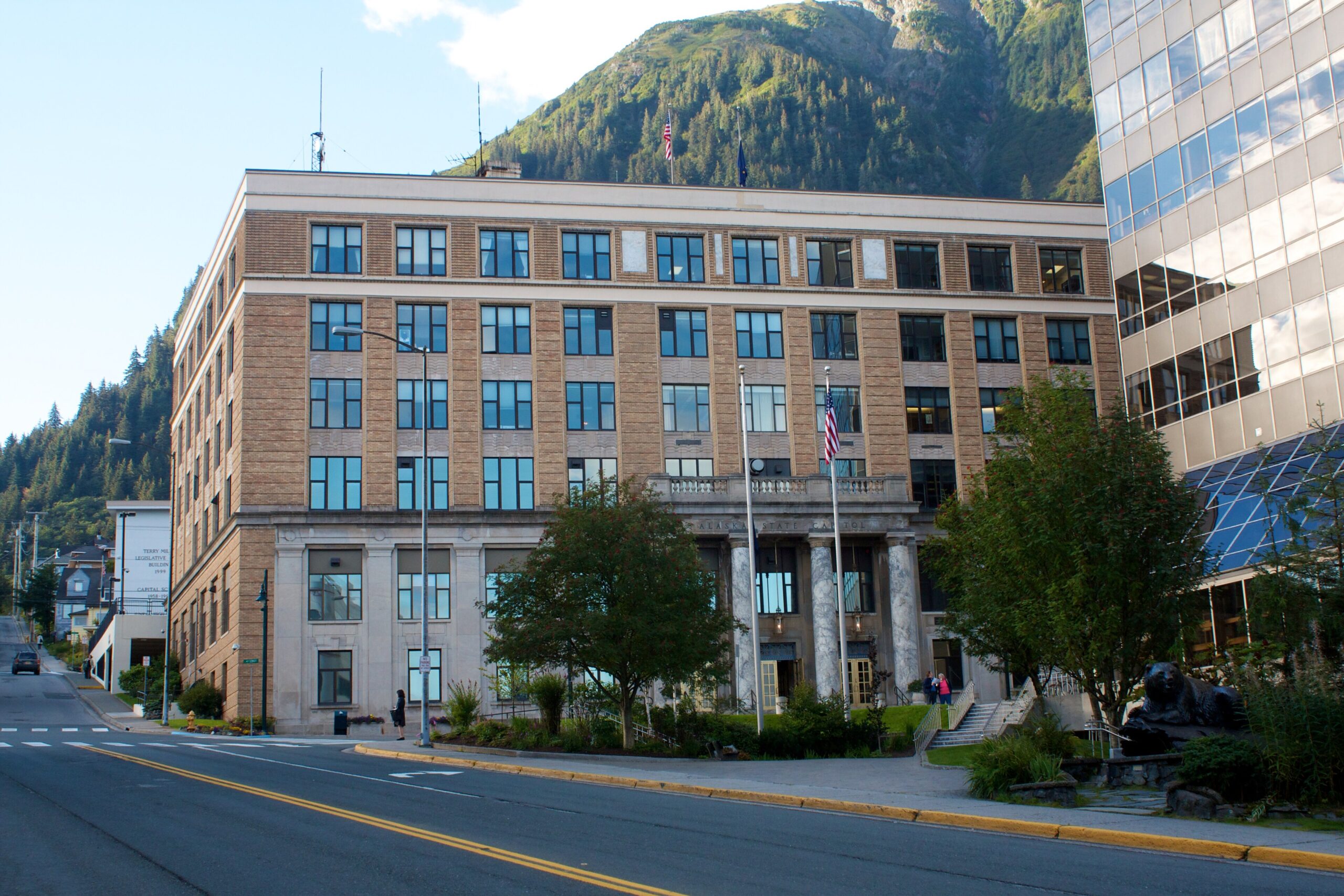 The Alaska State Capitol building in Juneau