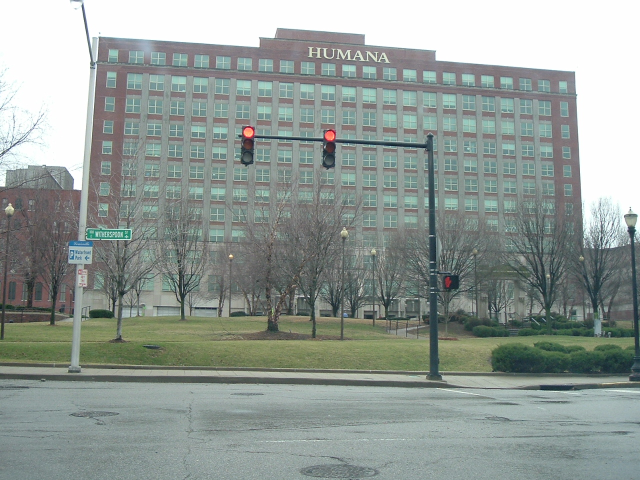 The Humana Building, the insurer's headquarters tower in downtown Louisville, Kentucky