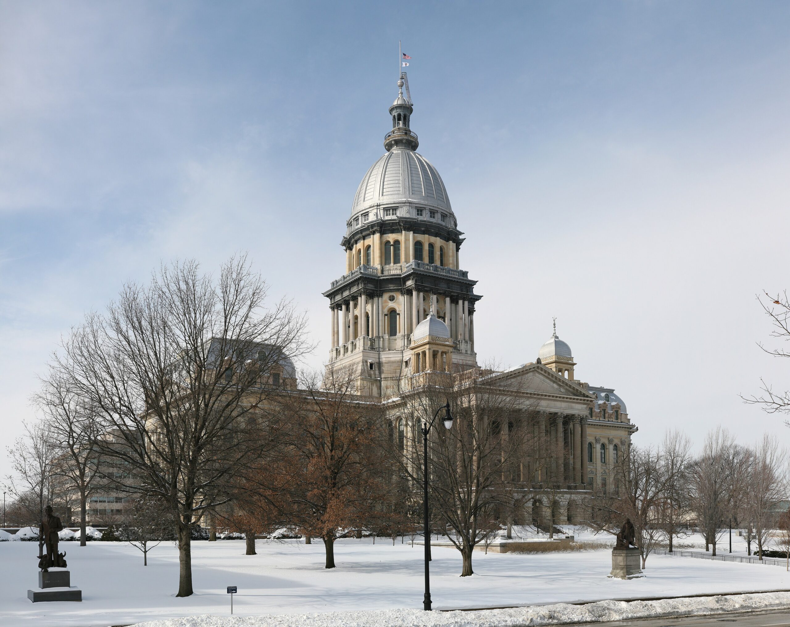 The Illinois State Capitol building in Springfield